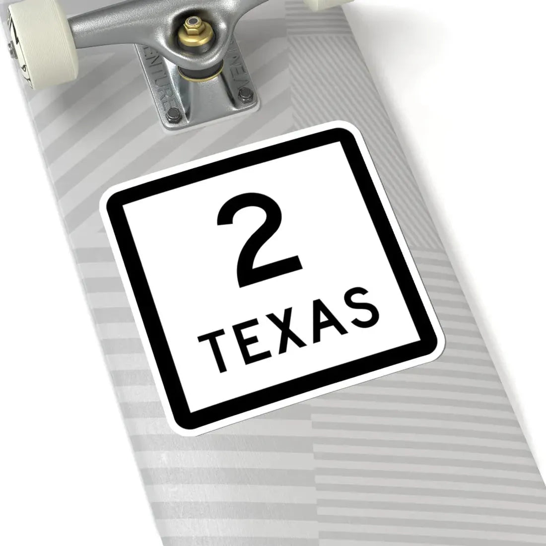 Texas 2 (Texas) (Road Sign) STICKER Vinyl Kiss-Cut Decal - The Sticker Space