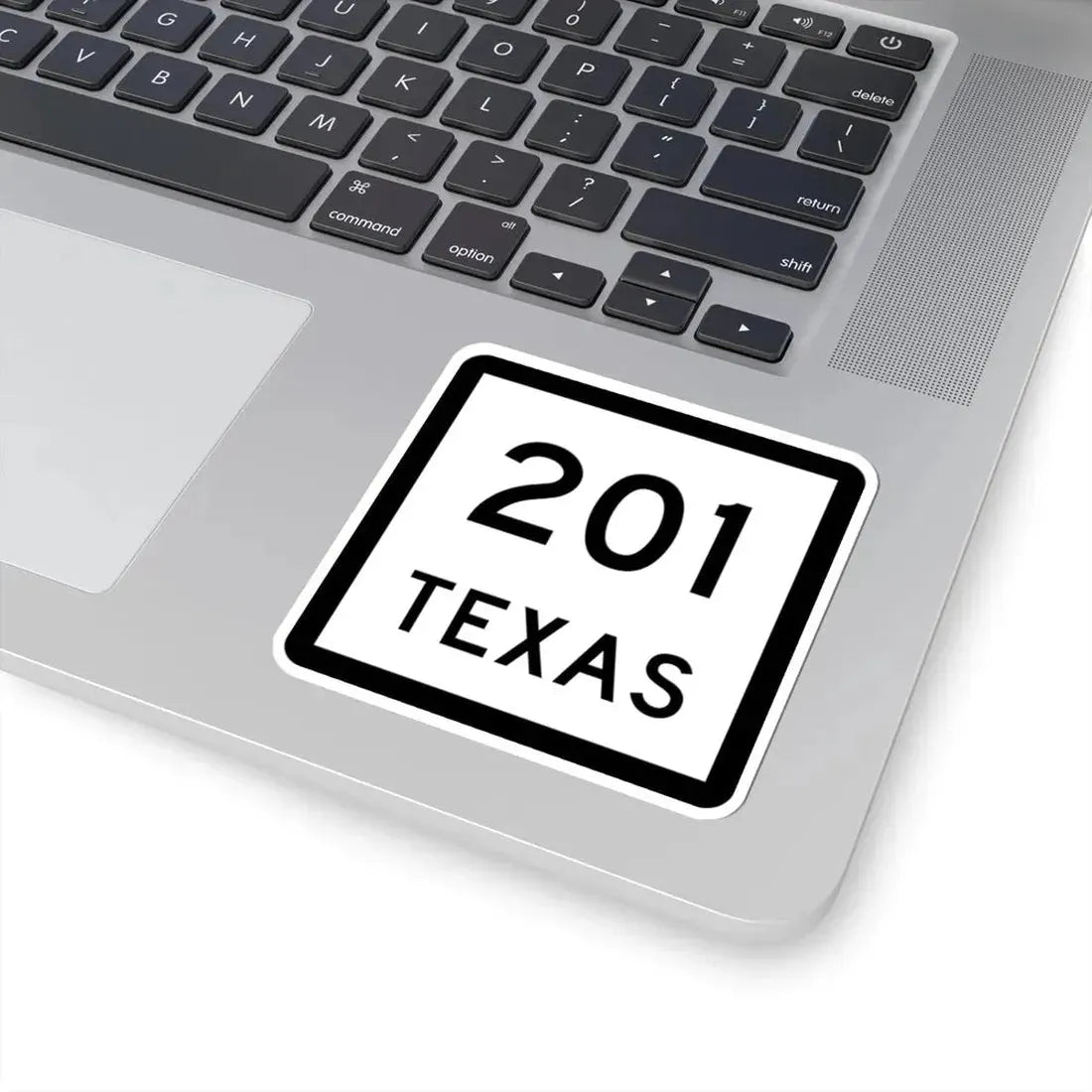 Texas 201 (Texas) (Road Sign) STICKER Vinyl Kiss-Cut Decal - The Sticker Space