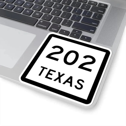 Texas 202 (Texas) (Road Sign) STICKER Vinyl Kiss-Cut Decal - The Sticker Space