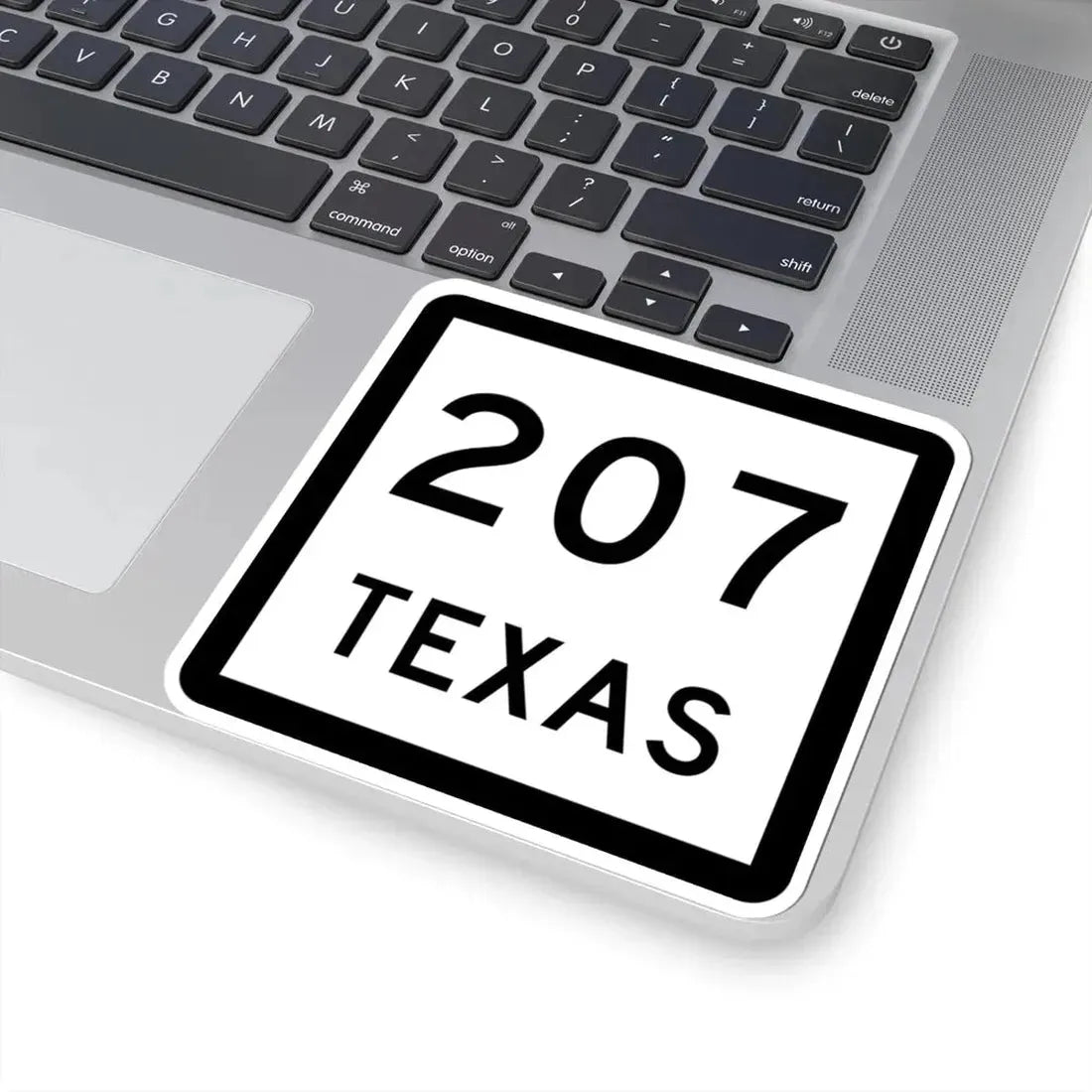 Texas 207 (Texas) (Road Sign) STICKER Vinyl Kiss-Cut Decal - The Sticker Space