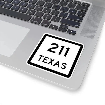 Texas 211 (Texas) (Road Sign) STICKER Vinyl Kiss-Cut Decal - The Sticker Space