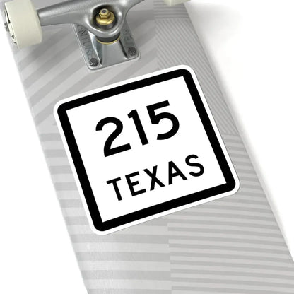 Texas 215 (Texas) (Road Sign) STICKER Vinyl Kiss-Cut Decal - The Sticker Space