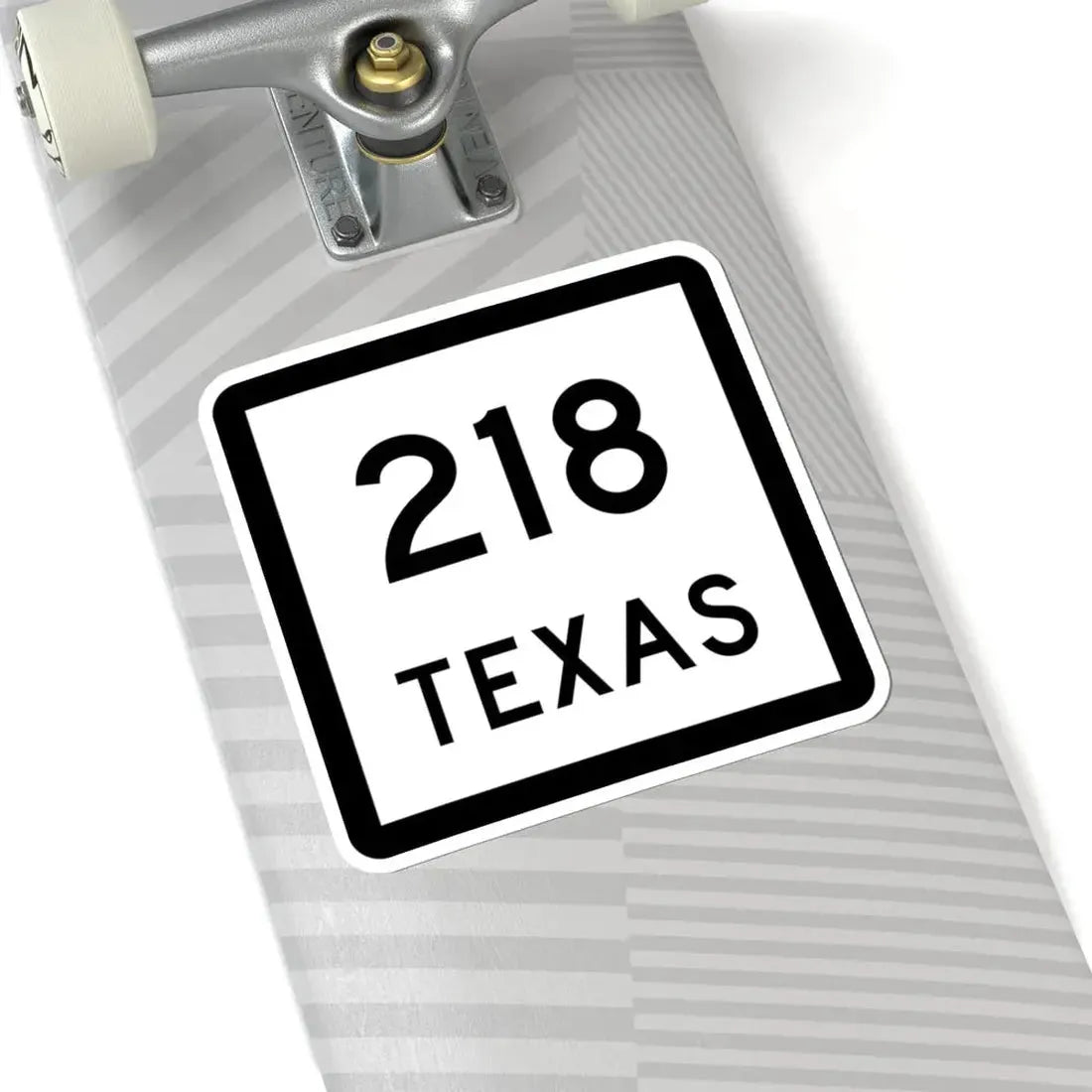 Texas 218 (Texas) (Road Sign) STICKER Vinyl Kiss-Cut Decal - The Sticker Space