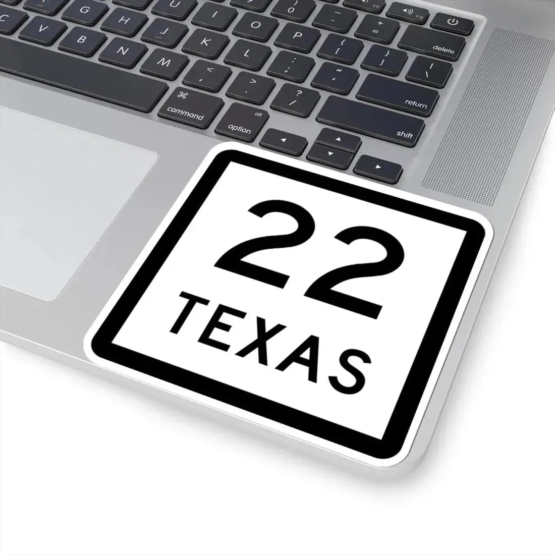 Texas 22 (Texas) (Road Sign) STICKER Vinyl Kiss-Cut Decal - The Sticker Space