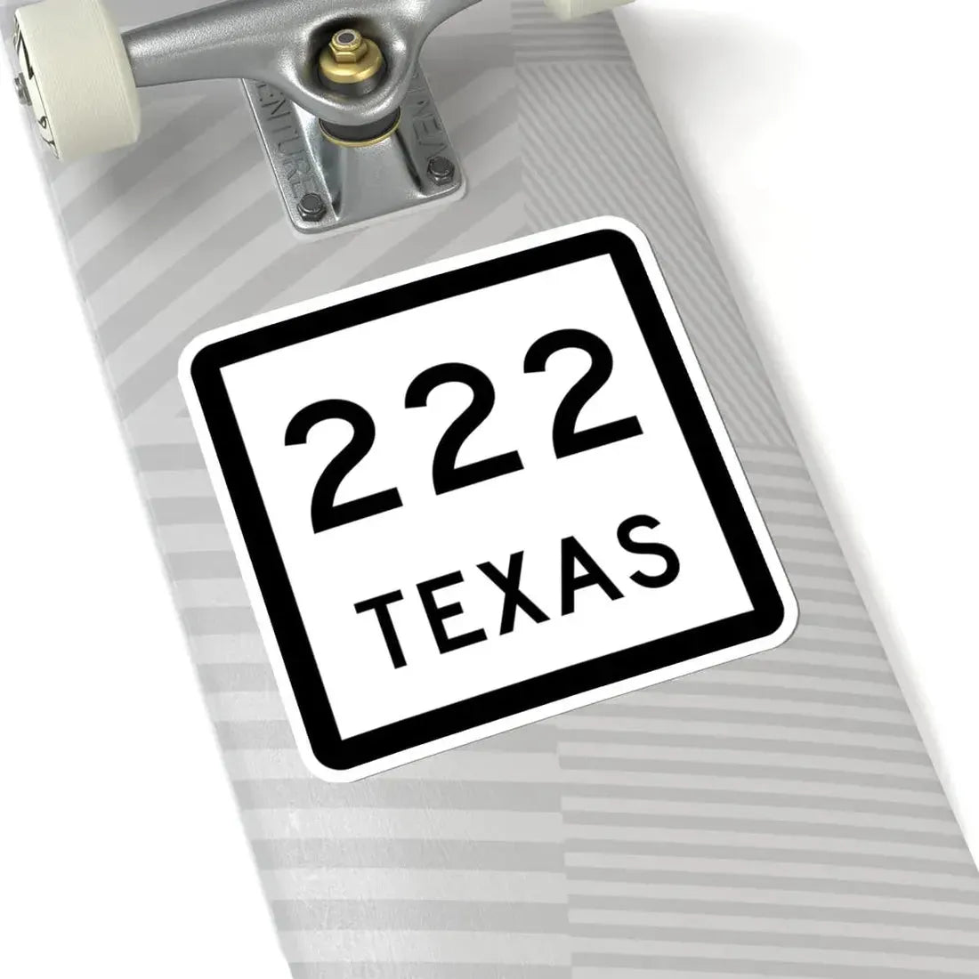 Texas 222 (Texas) (Road Sign) STICKER Vinyl Kiss-Cut Decal - The Sticker Space