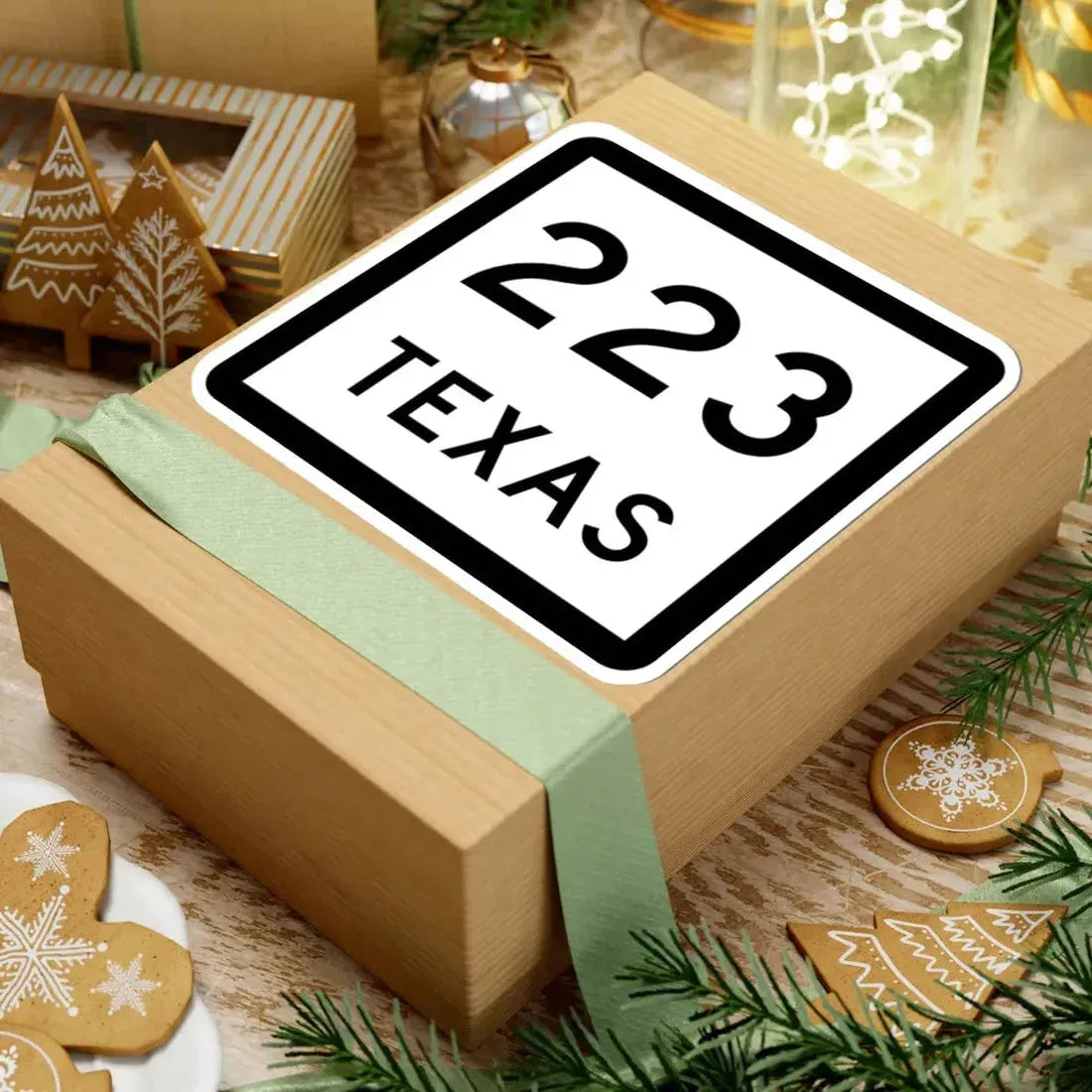 Texas 223 (Texas) (Road Sign) STICKER Vinyl Kiss-Cut Decal - The Sticker Space