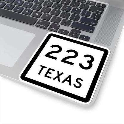 Texas 223 (Texas) (Road Sign) STICKER Vinyl Kiss-Cut Decal - The Sticker Space