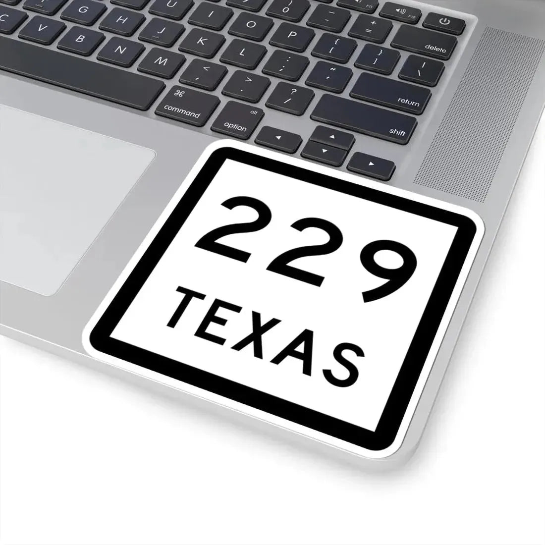 Texas 229 (Texas) (Road Sign) STICKER Vinyl Kiss-Cut Decal - The Sticker Space