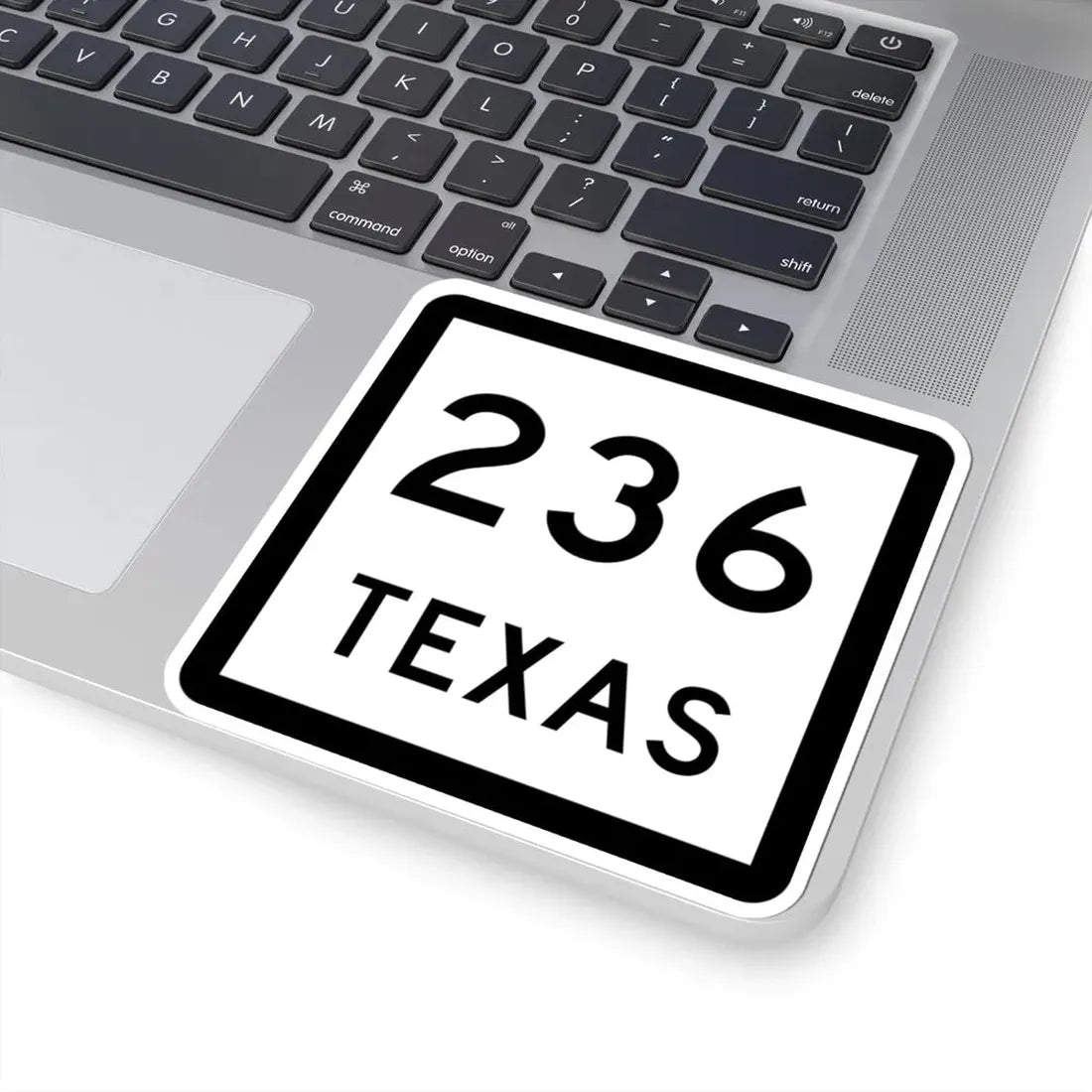 Texas 236 (Texas) (Road Sign) STICKER Vinyl Kiss-Cut Decal - The Sticker Space