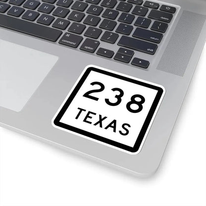 Texas 238 (Texas) (Road Sign) STICKER Vinyl Kiss-Cut Decal - The Sticker Space
