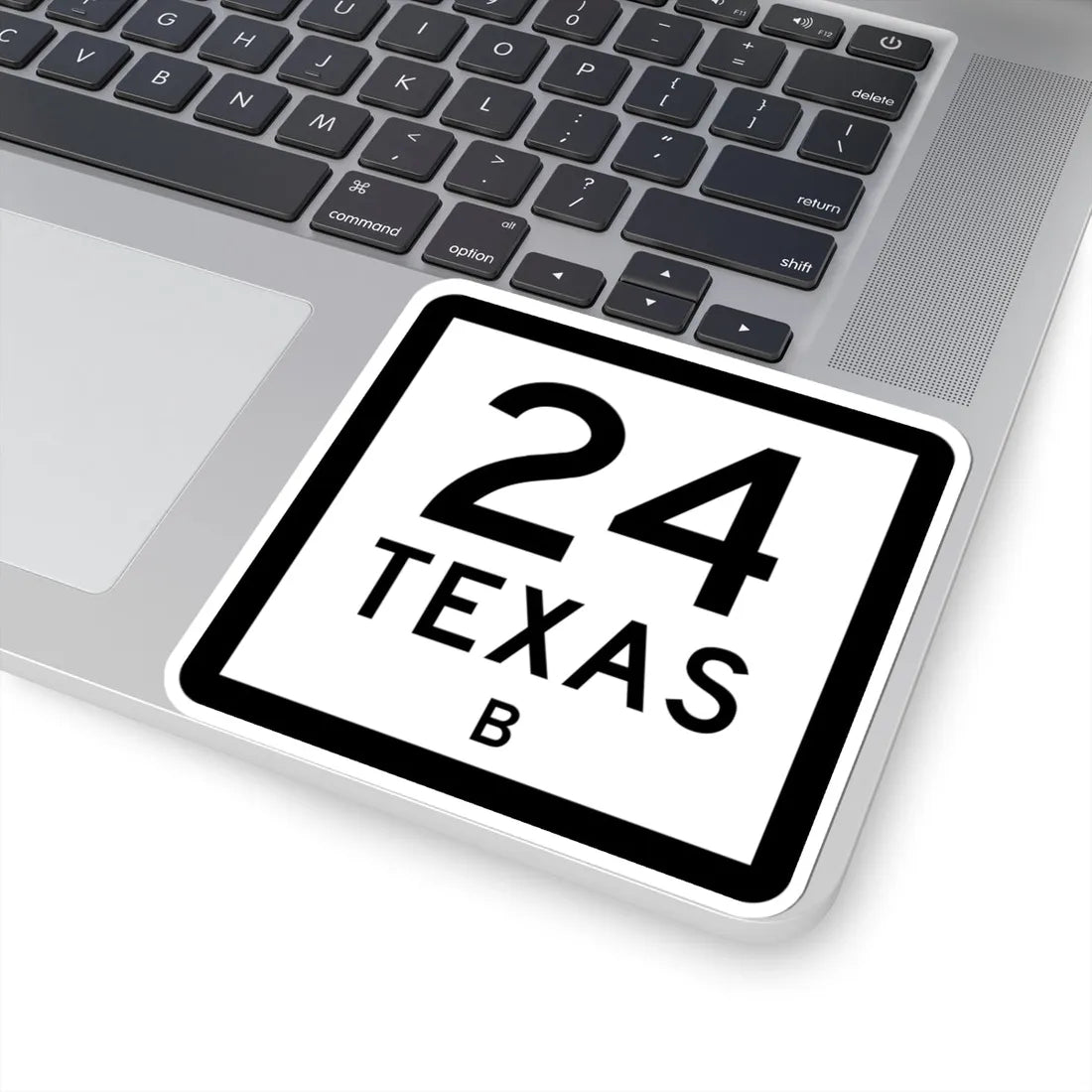 Texas 24-B (Texas) (Road Sign) STICKER Vinyl Kiss-Cut Decal - The Sticker Space