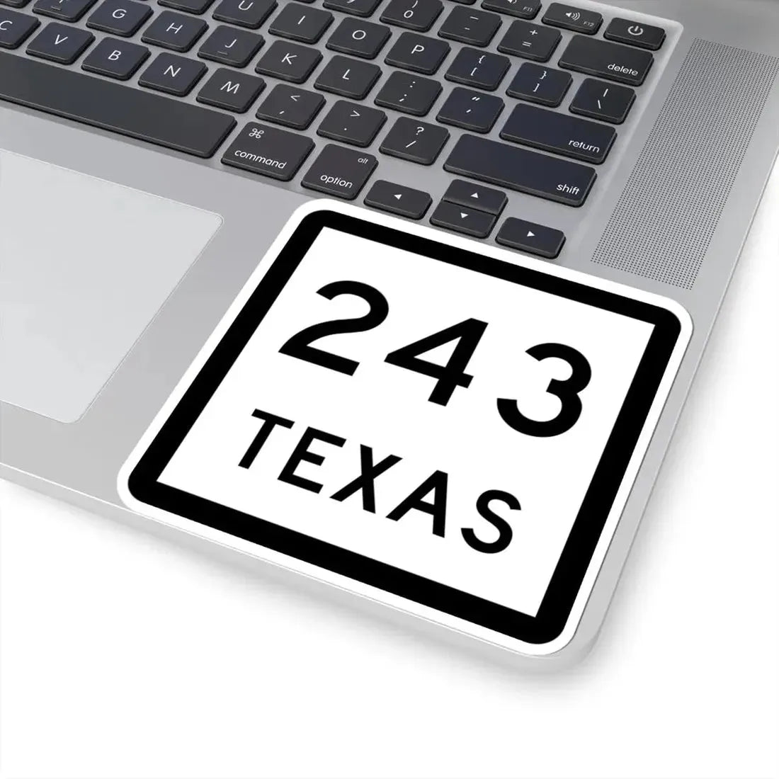 Texas 243 (Texas) (Road Sign) STICKER Vinyl Kiss-Cut Decal - The Sticker Space