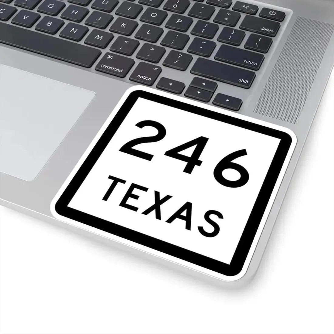 Texas 246 (Texas) (Road Sign) STICKER Vinyl Kiss-Cut Decal - The Sticker Space