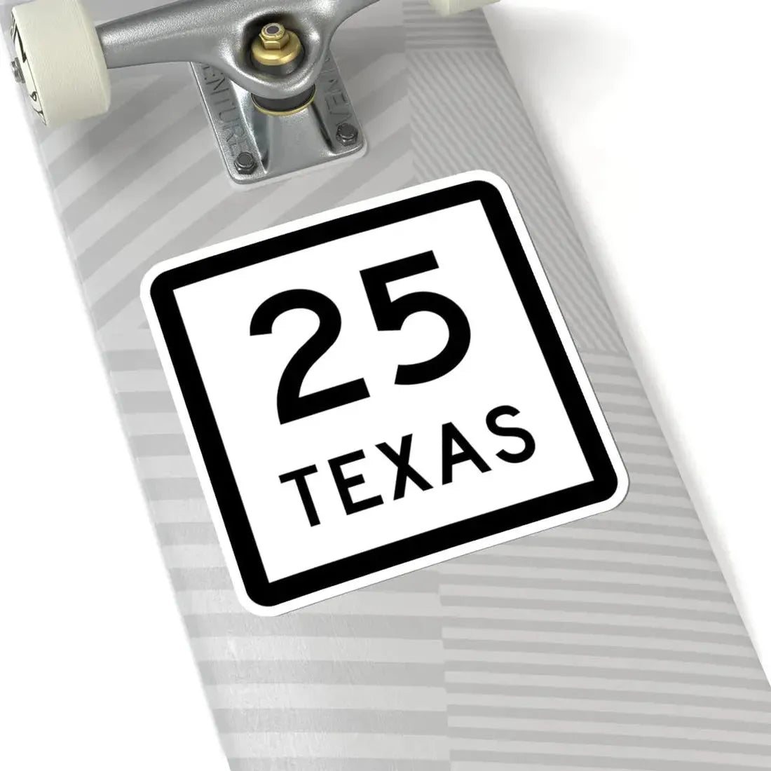 Texas 25 (Texas) (Road Sign) STICKER Vinyl Kiss-Cut Decal - The Sticker Space