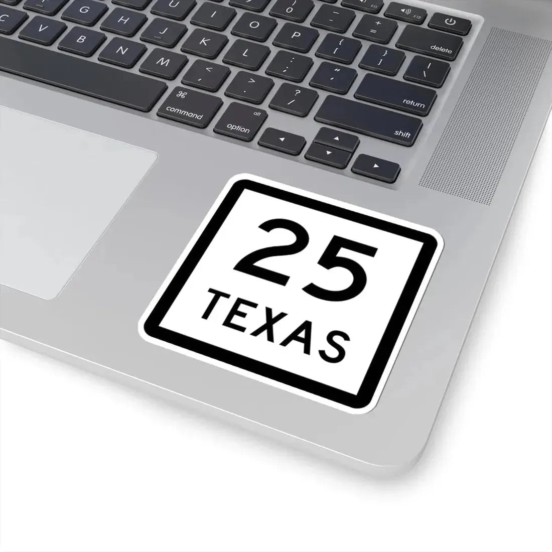 Texas 25 (Texas) (Road Sign) STICKER Vinyl Kiss-Cut Decal - The Sticker Space