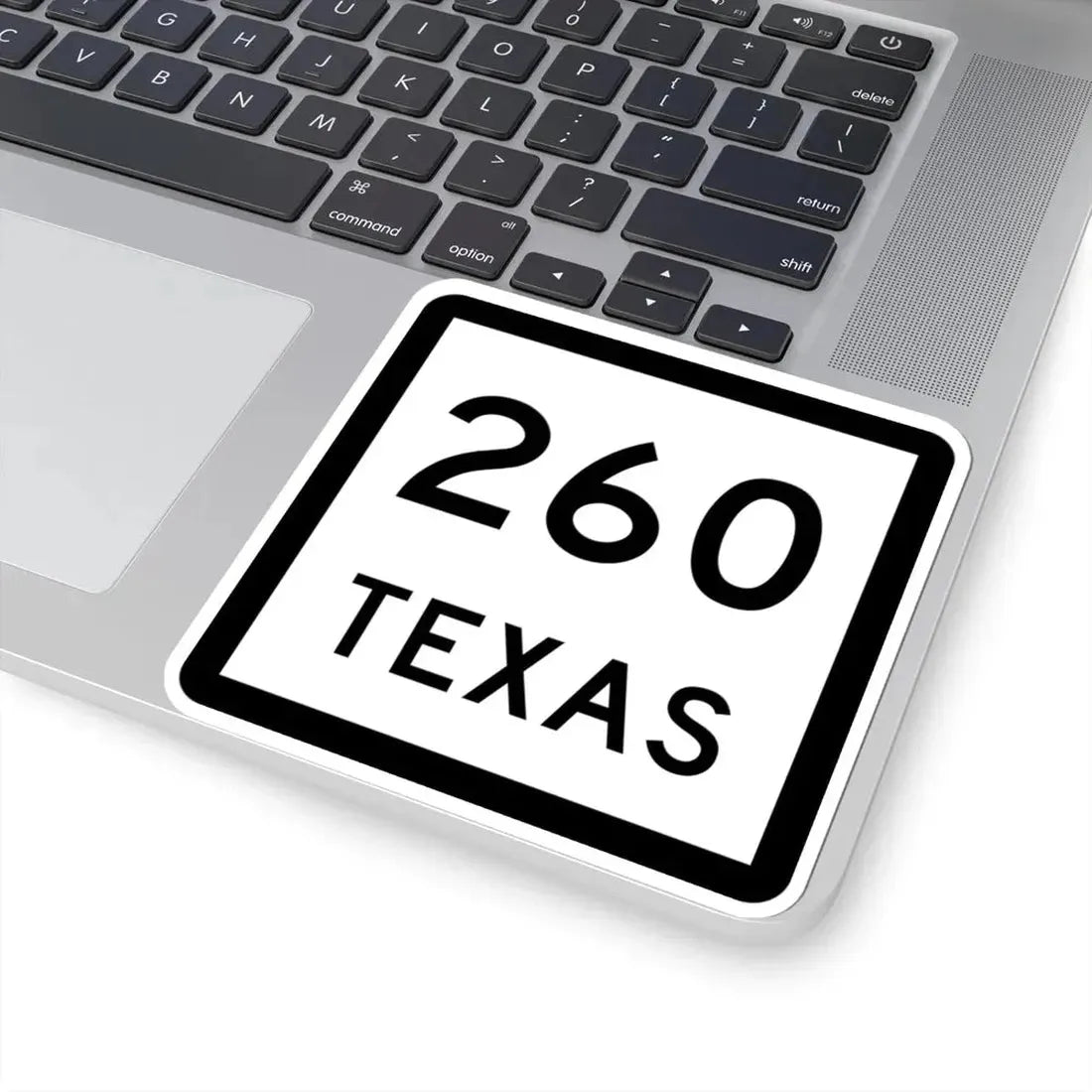 Texas 260 (Texas) (Road Sign) STICKER Vinyl Kiss-Cut Decal - The Sticker Space