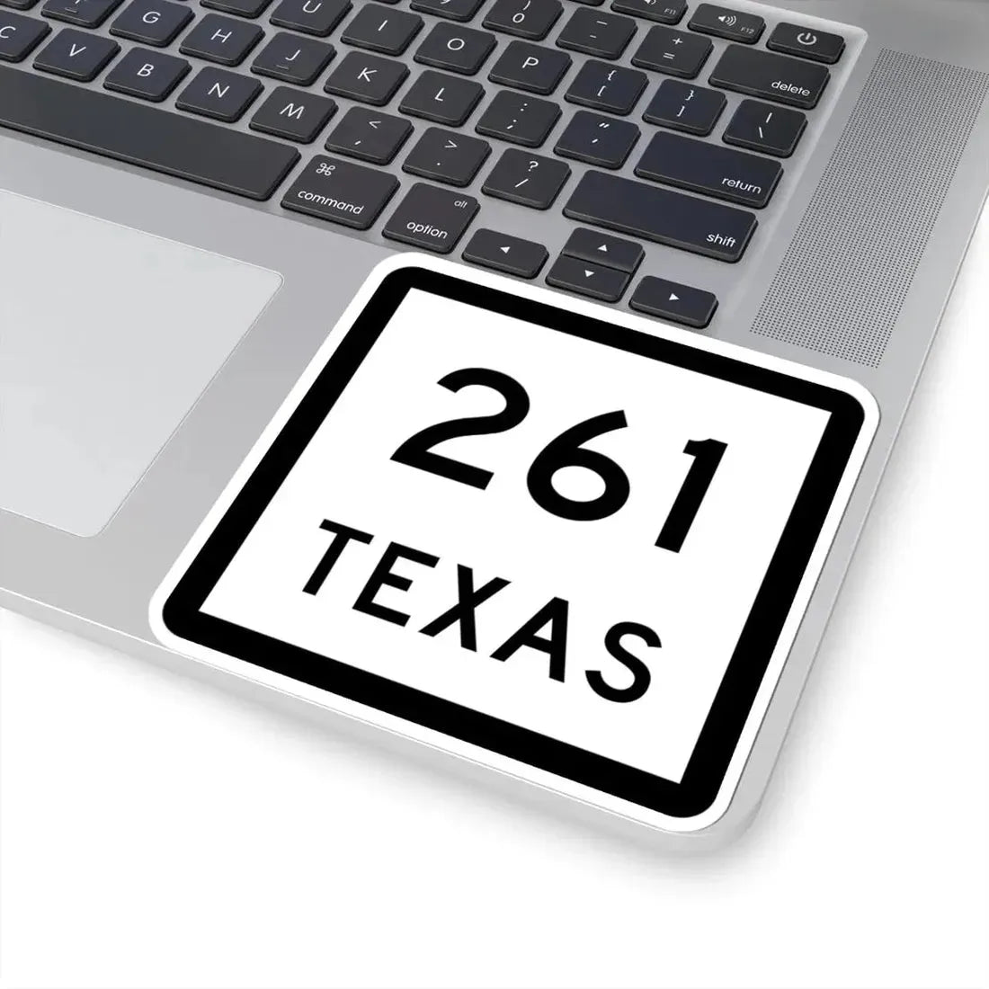 Texas 261 (Texas) (Road Sign) STICKER Vinyl Kiss-Cut Decal - The Sticker Space