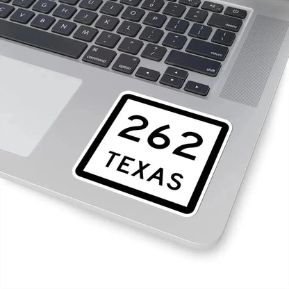 Texas 262 (Texas) (Road Sign) STICKER Vinyl Kiss-Cut Decal - The Sticker Space