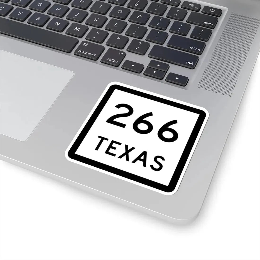 Texas 266 (Texas) (Road Sign) STICKER Vinyl Kiss-Cut Decal - The Sticker Space