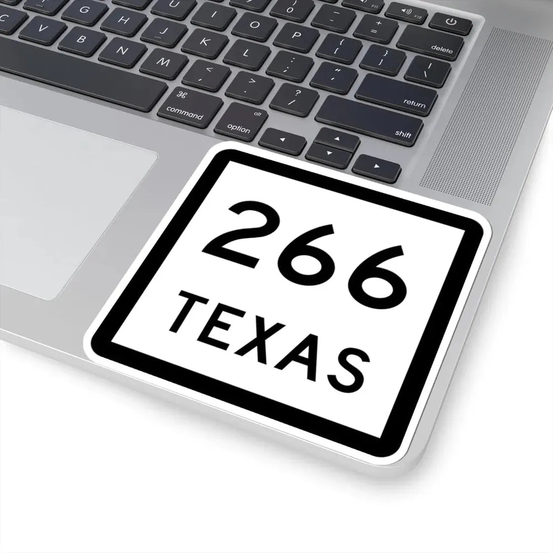 Texas 266 (Texas) (Road Sign) STICKER Vinyl Kiss-Cut Decal - The Sticker Space
