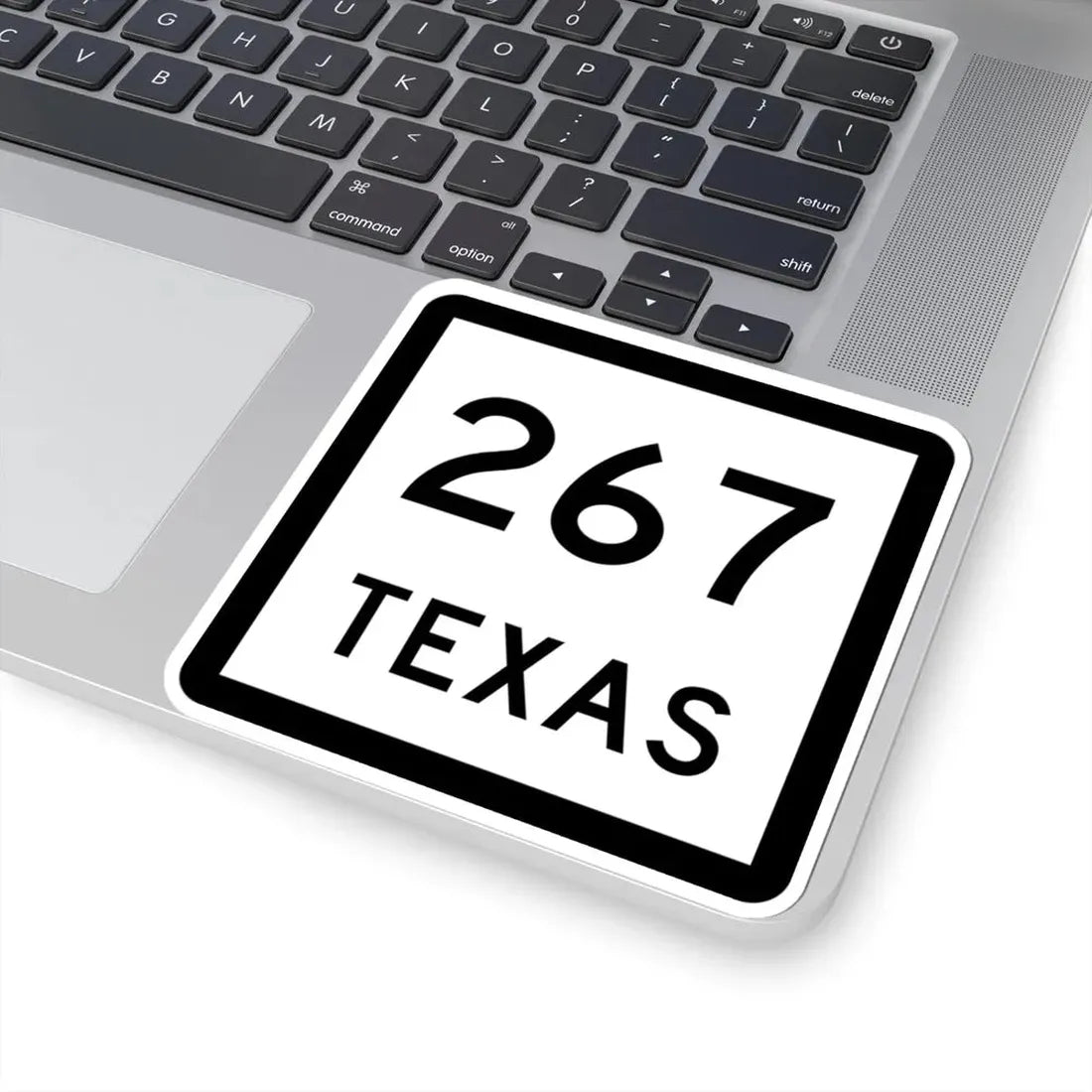 Texas 267 (Texas) (Road Sign) STICKER Vinyl Kiss-Cut Decal - The Sticker Space