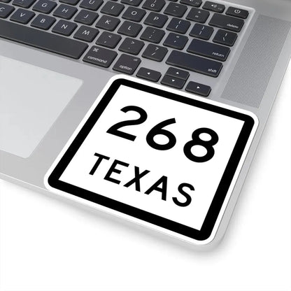 Texas 268 (Texas) (Road Sign) STICKER Vinyl Kiss-Cut Decal - The Sticker Space