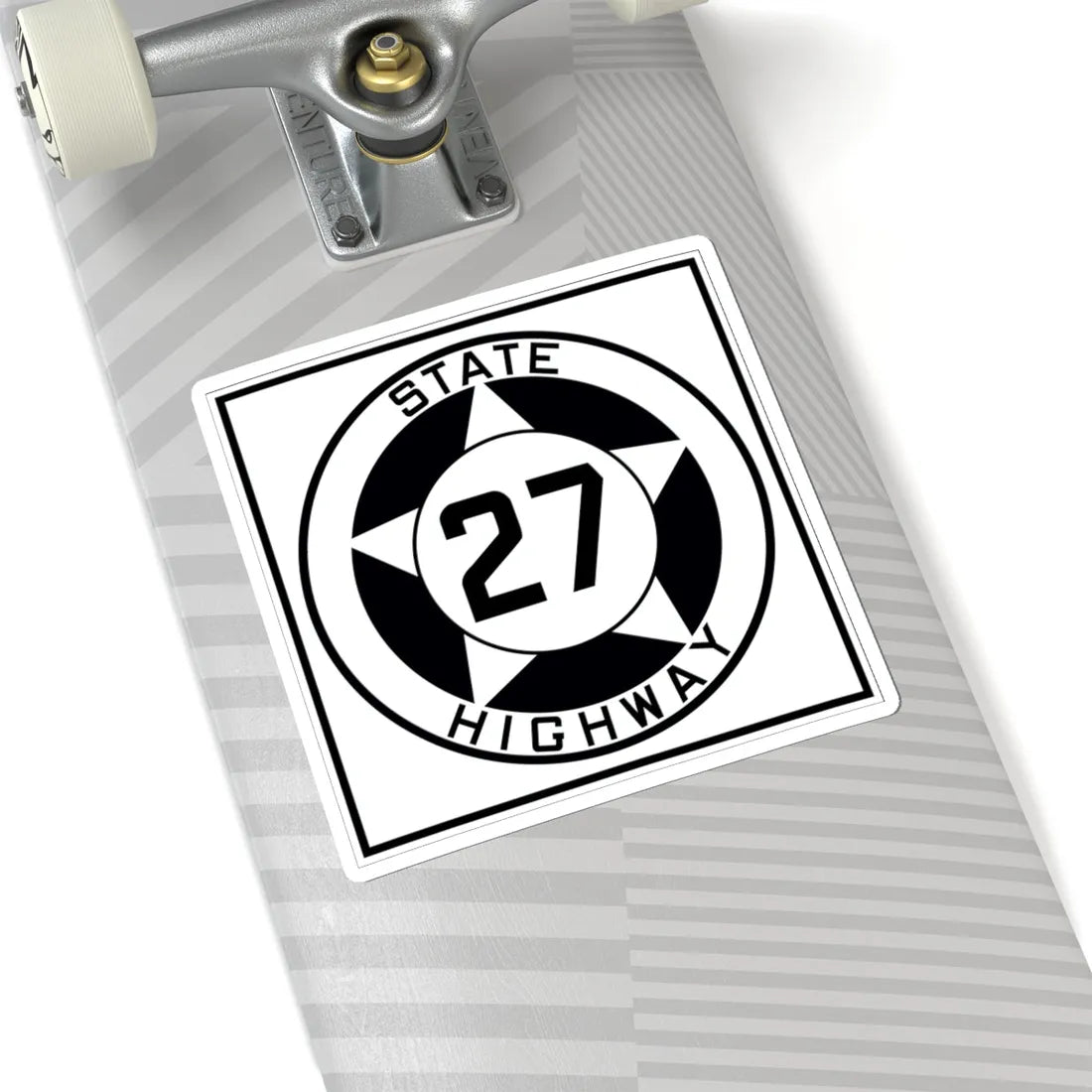 Texas 27 1935 (Texas) (Road Sign) STICKER Vinyl Kiss-Cut Decal - The Sticker Space