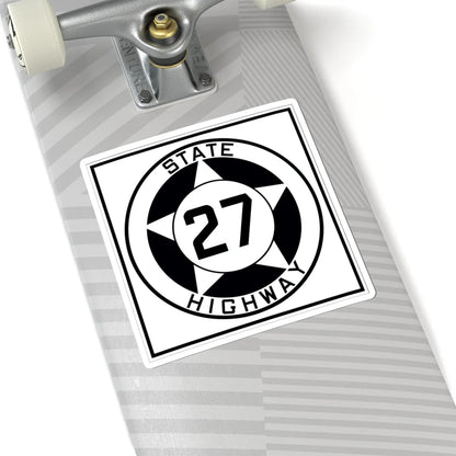 Texas 27 1935 (Texas) (Road Sign) STICKER Vinyl Kiss-Cut Decal - The Sticker Space