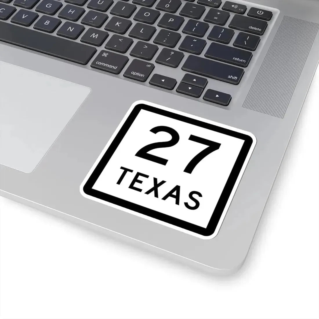 Texas 27 (Texas) (Road Sign) STICKER Vinyl Kiss-Cut Decal - The Sticker Space