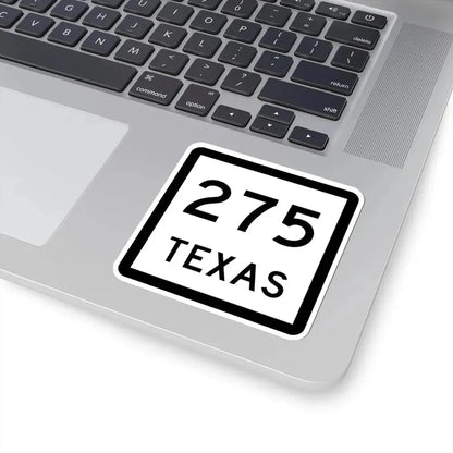 Texas 275 (Texas) (Road Sign) STICKER Vinyl Kiss-Cut Decal - The Sticker Space