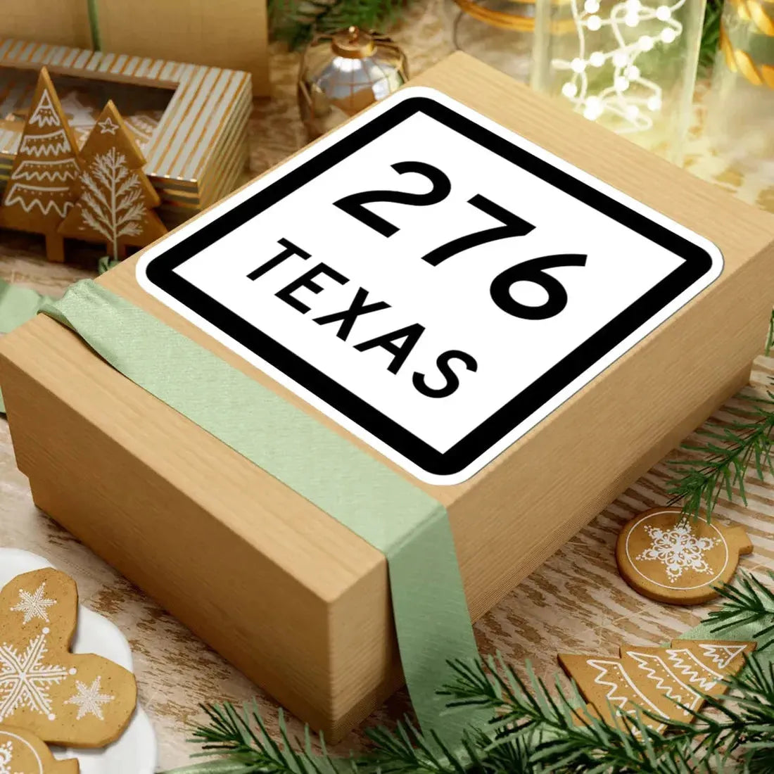 Texas 276 (Texas) (Road Sign) STICKER Vinyl Kiss-Cut Decal - The Sticker Space