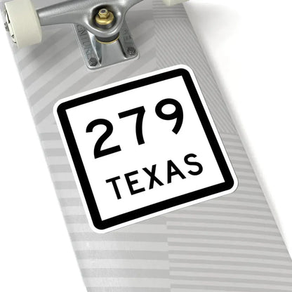 Texas 279 (Texas) (Road Sign) STICKER Vinyl Kiss-Cut Decal - The Sticker Space