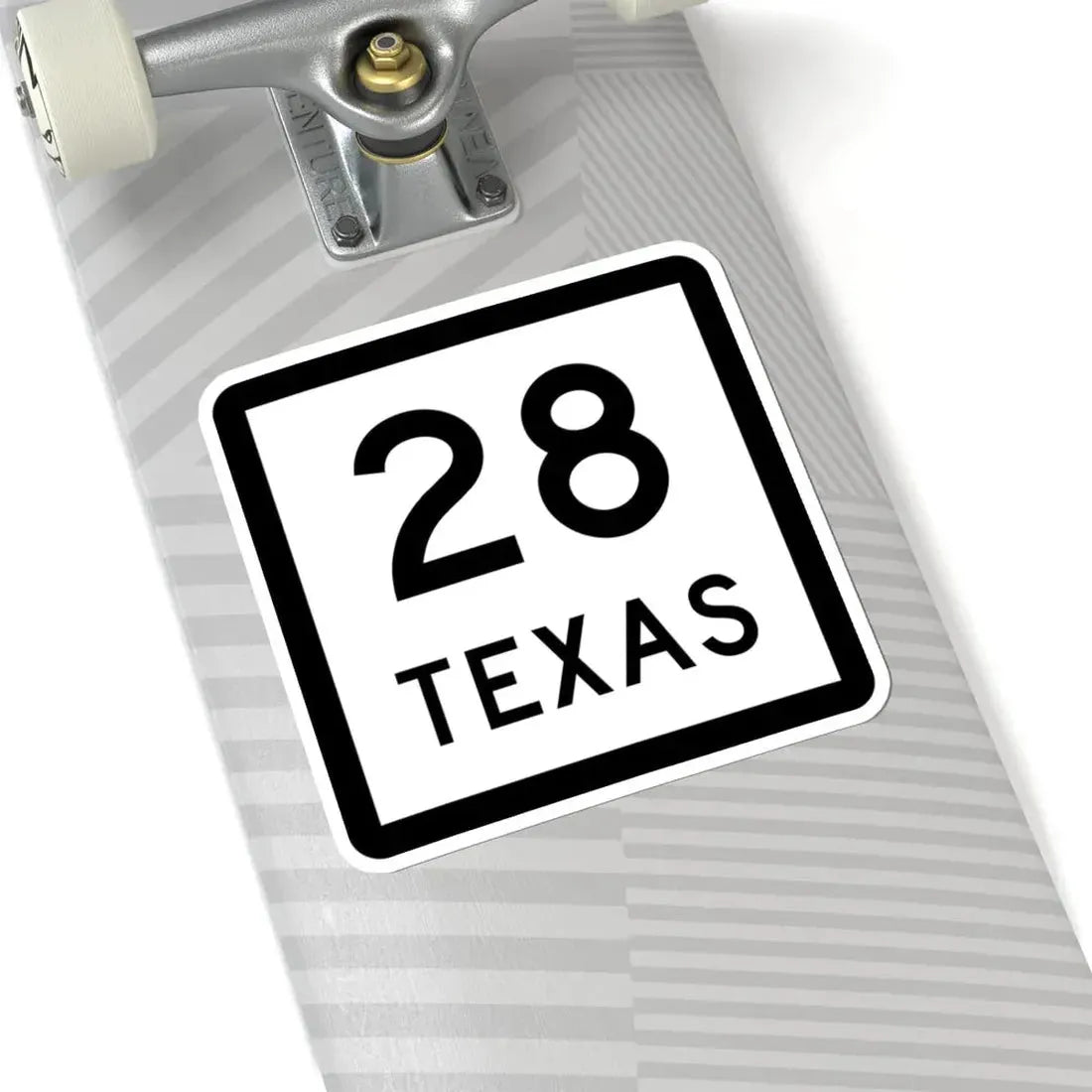 Texas 28 (Texas) (Road Sign) STICKER Vinyl Kiss-Cut Decal - The Sticker Space