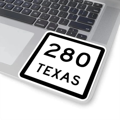 Texas 280 (Texas) (Road Sign) STICKER Vinyl Kiss-Cut Decal - The Sticker Space