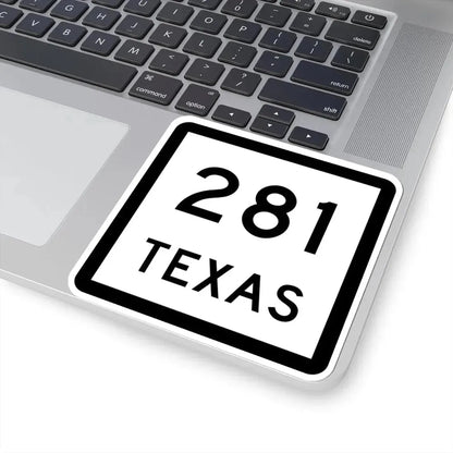 Texas 281 (Texas) (Road Sign) STICKER Vinyl Kiss-Cut Decal - The Sticker Space