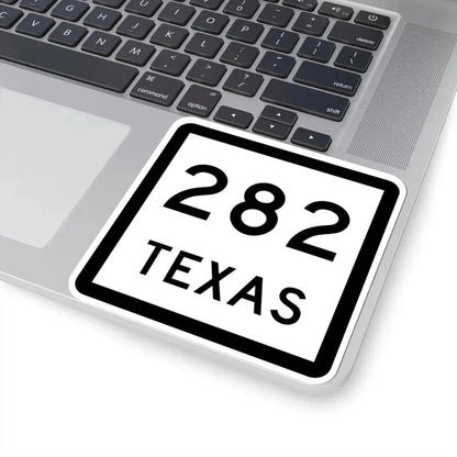 Texas 282 (Texas) (Road Sign) STICKER Vinyl Kiss-Cut Decal - The Sticker Space
