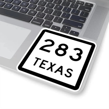Texas 283 (Texas) (Road Sign) STICKER Vinyl Kiss-Cut Decal - The Sticker Space