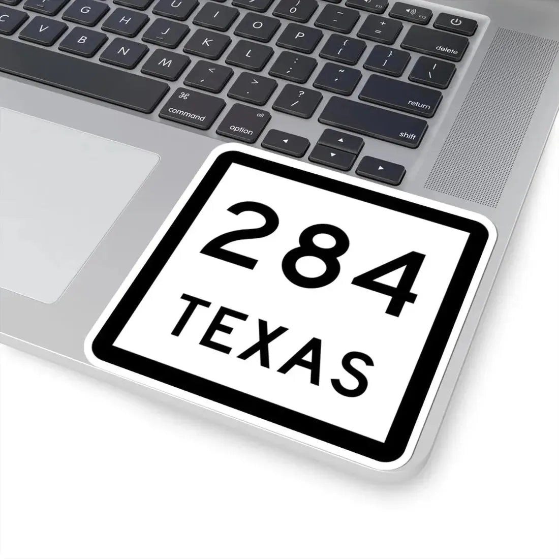 Texas 284 (Texas) (Road Sign) STICKER Vinyl Kiss-Cut Decal - The Sticker Space