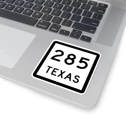Texas 285 (Texas) (Road Sign) STICKER Vinyl Kiss-Cut Decal - The Sticker Space