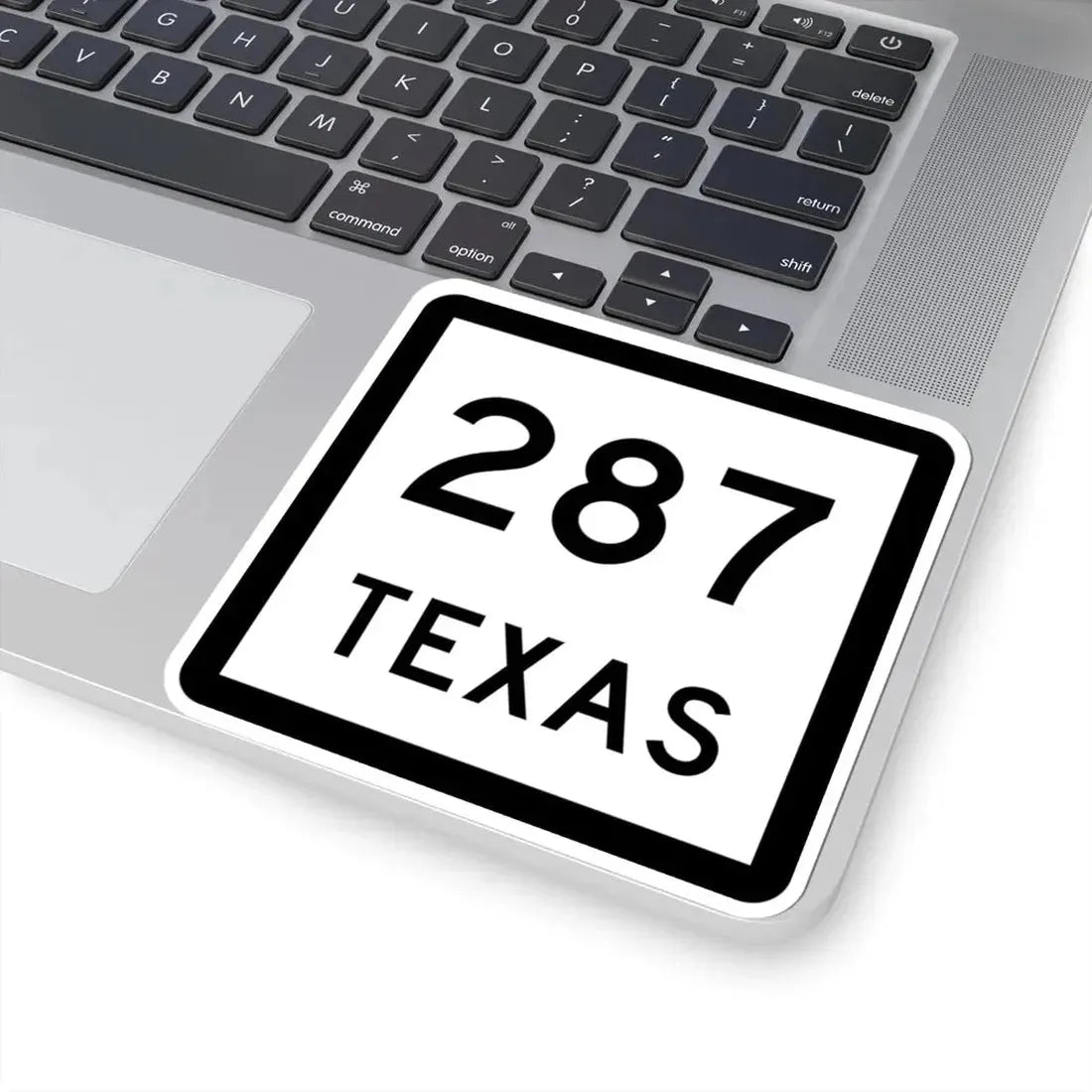 Texas 287 (Texas) (Road Sign) STICKER Vinyl Kiss-Cut Decal - The Sticker Space