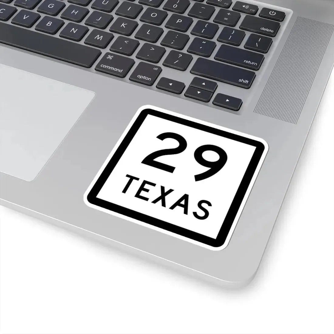 Texas 29 (Texas) (Road Sign) STICKER Vinyl Kiss-Cut Decal - The Sticker Space