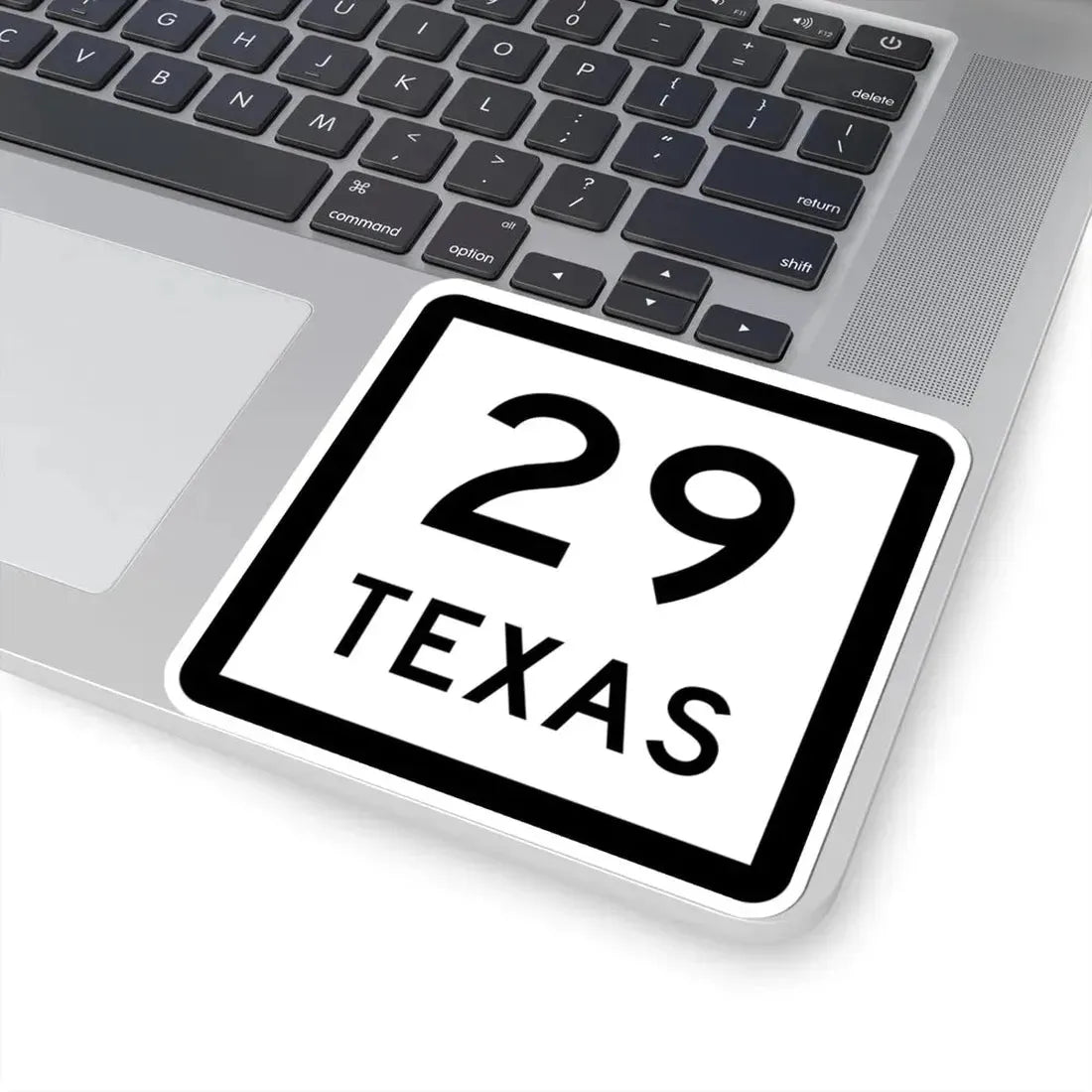 Texas 29 (Texas) (Road Sign) STICKER Vinyl Kiss-Cut Decal - The Sticker Space