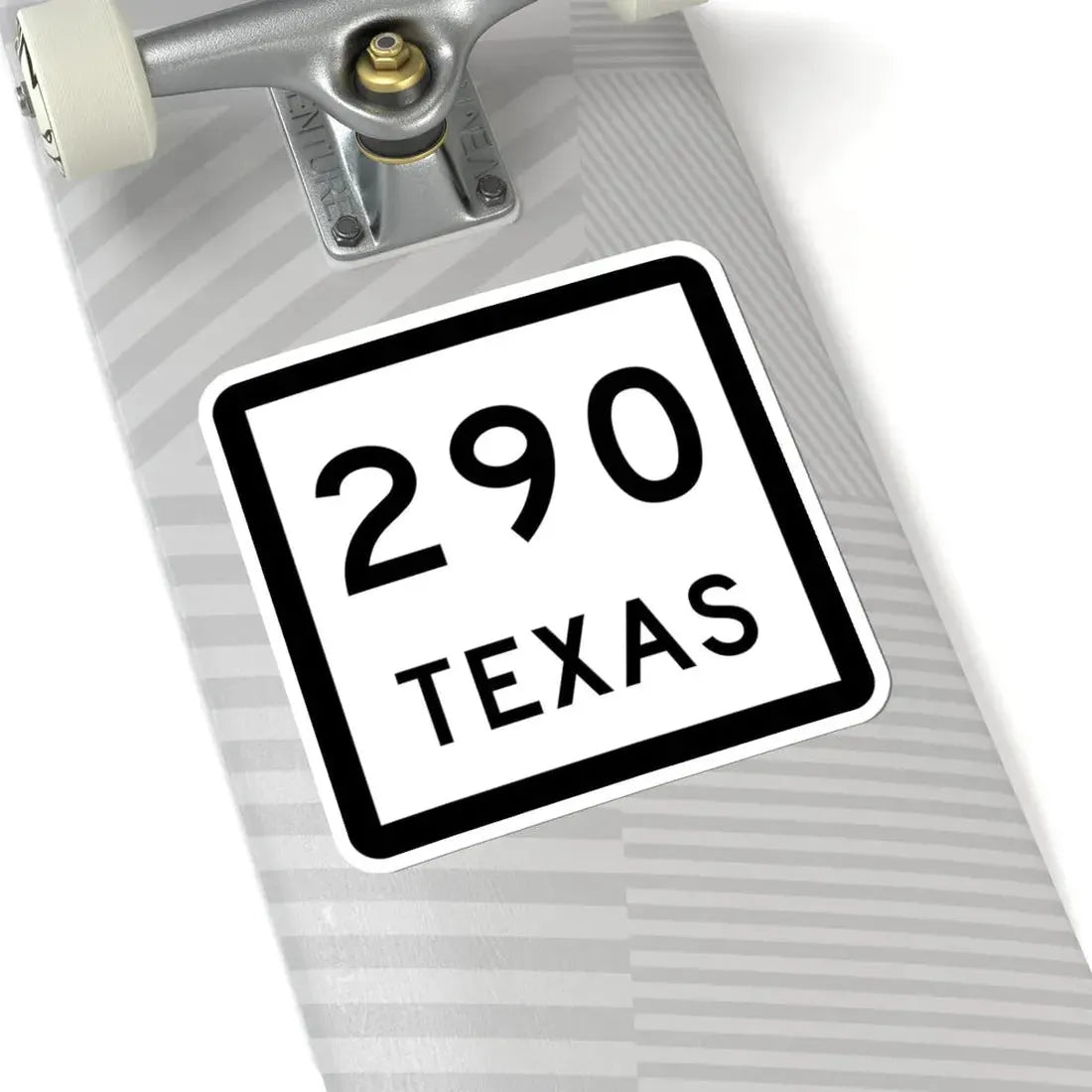 Texas 290 (Texas) (Road Sign) STICKER Vinyl Kiss-Cut Decal - The Sticker Space
