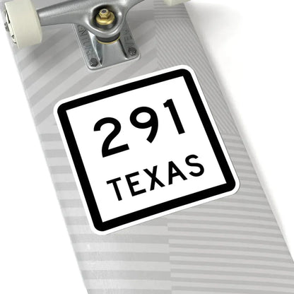 Texas 291 (Texas) (Road Sign) STICKER Vinyl Kiss-Cut Decal - The Sticker Space