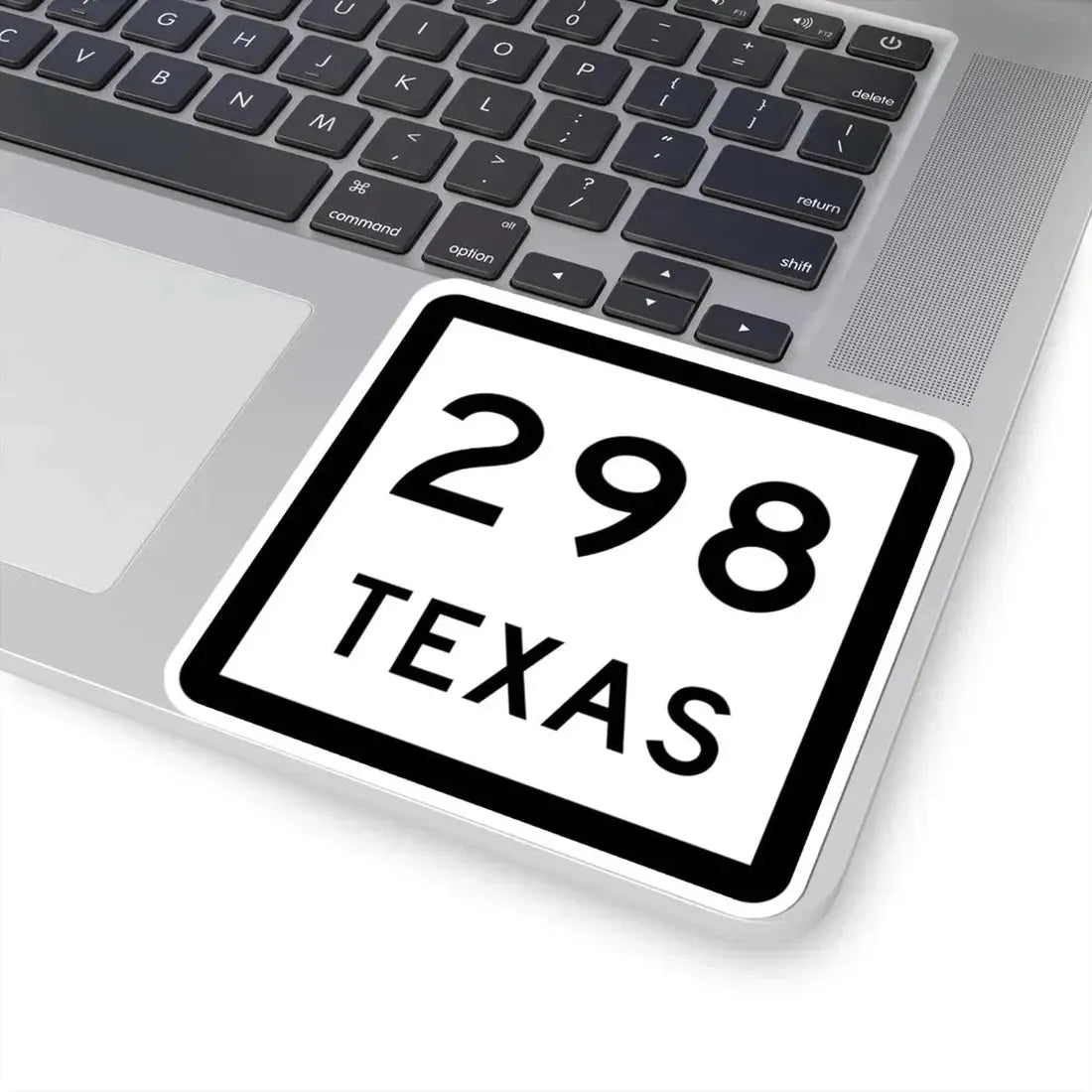 Texas 298 (Texas) (Road Sign) STICKER Vinyl Kiss-Cut Decal - The Sticker Space