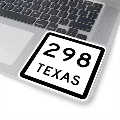 Texas 298 (Texas) (Road Sign) STICKER Vinyl Kiss-Cut Decal - The Sticker Space