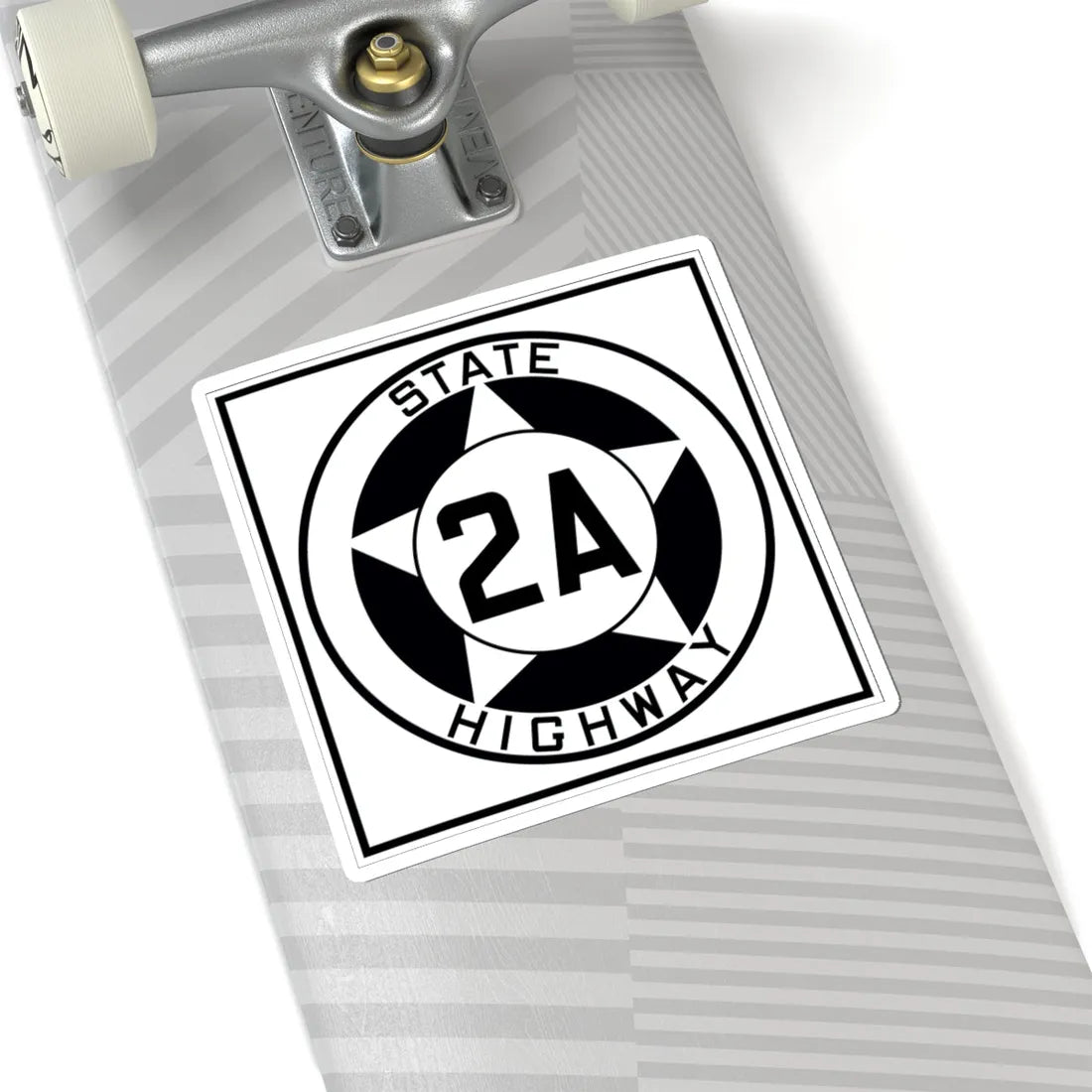Texas 2A 1935 (Texas) (Road Sign) STICKER Vinyl Kiss-Cut Decal - The Sticker Space