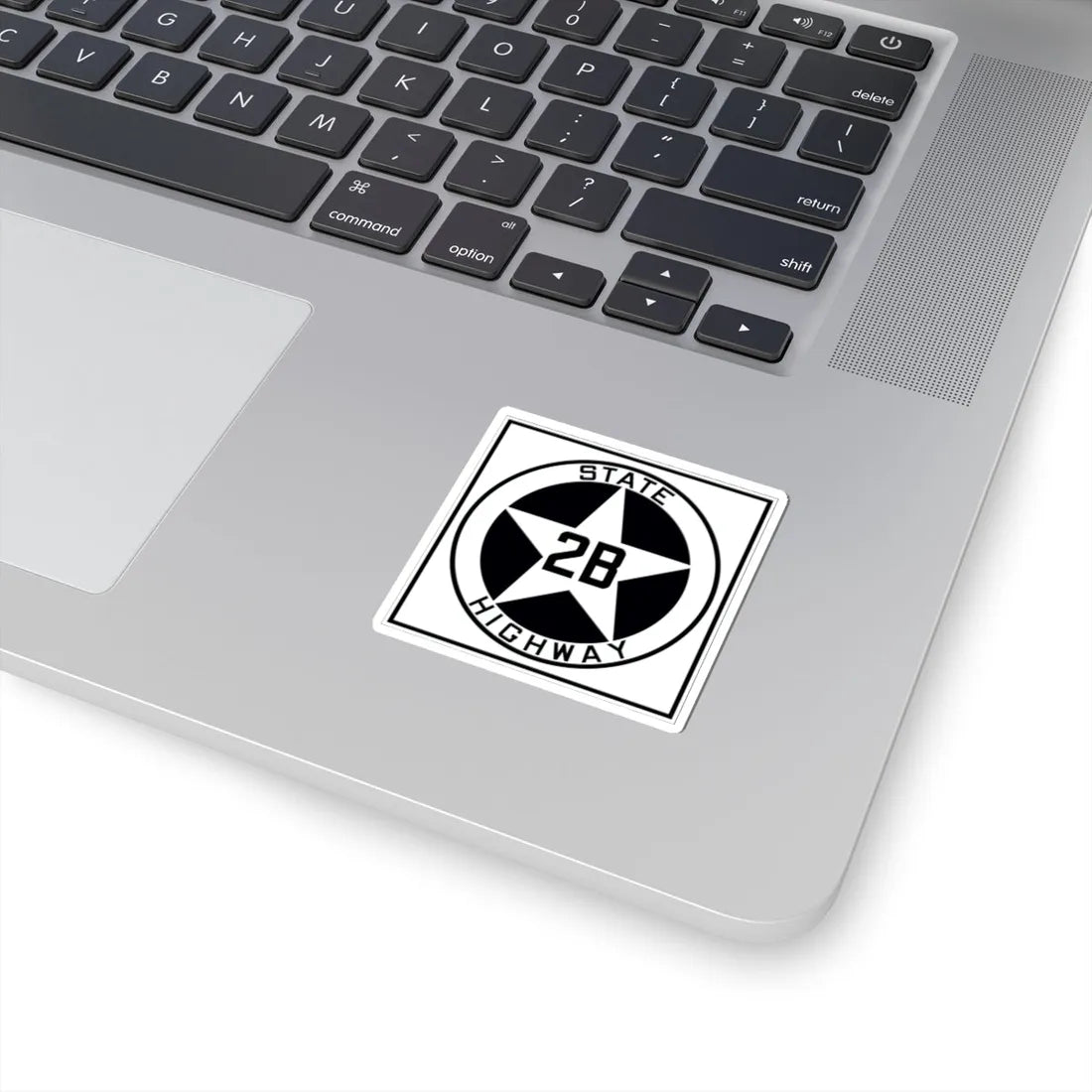 Texas 2B 1917 (Texas) (Road Sign) STICKER Vinyl Kiss-Cut Decal - The Sticker Space