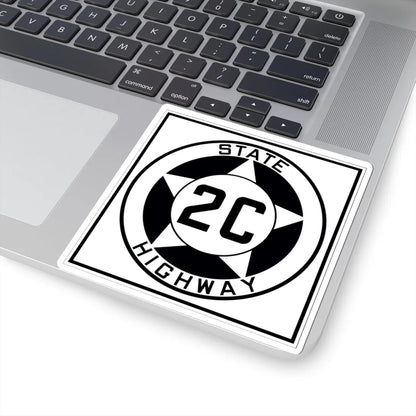 Texas 2C 1935 (Texas) (Road Sign) STICKER Vinyl Kiss-Cut Decal - The Sticker Space