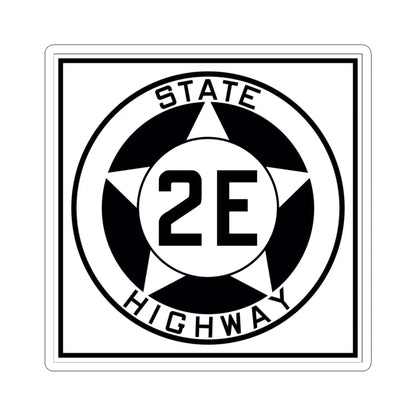 Texas 2E 1935 (Texas) (Road Sign) STICKER Vinyl Kiss-Cut Decal 6 Inch White - The Sticker Space